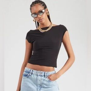 Elegant Black Women's Top